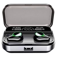 Bluetooth 5.0 Wireless Earbuds,True Wireless Earbuds with Microphone,Equip 3500mAh Charging Case LED Digital Shows Charging Charge,Wireless Headphones IPX7 Waterproof bass 3D Stereo Sound Headset