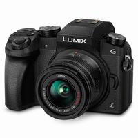 PANASONIC LUMIX G7 4K Digital Camera, with LUMIX G VARIO 14-42mm MEGA O.I.S. Lens, 16 Megapixel Mirrorless Camera, 3-Inch LCD, DMC-G7KK (Black)