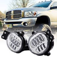 BICYACO New Version LED Fog Light for Dodge Ram 1500 2002-2008 Dodge Ram 2500/3500 Pickup Truck 2003 2004 2005 2006 2007 2008 2009-1 Pair