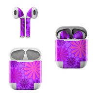 Skin Decals for Apple AirPods - Purple Punch - Sticker Wrap Fits 1st and 2nd Generation