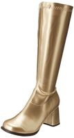 Ellie Shoes Women's Gogo Boot, Gold, 5 M US