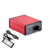 Nobsound HiFi Power Amplifier Mini Stereo Audio Class D Amp 2.0 Channel 100W (50W×2) TPA3116 with Power Supply