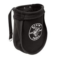 Utility Pouch Perfect for Carrying Nuts and Bolts, with Interior Pocket, Black No. 10 Canvas Klein Tools 51A