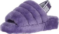 UGG Women's Fluff Yeah Slide Wedge Sandal, Violet Bloom, 12 M US