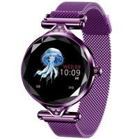 Pard New Women's Smart Watch, Elegant Heart Rate Blood Pressure Fitness Tracker, Purple