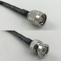 3 feet RG142 RP-TNC MALE to BNC MALE Pigtail Jumper RF coaxial cable 50ohm High Quality Quick USA Shipping
