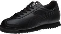 PUMA Roma Basic JR Sneaker (Little Kid/Big Kid) , Black/Black, 1.5 M US Little Kid