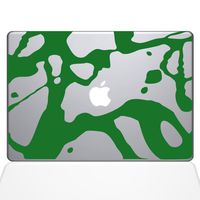 The Decal Guru 0165-MAC-13A-LG Paint Splatter Blood Vinyl Sticker, 13" Macbook Air, Green