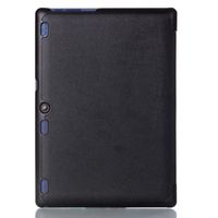 Protective Kindle Case, Egmy Popular Magnetic Auto Sleep Leather Cover Case For 10.1" Lenovo Tab3 10 Business (TB3-X70F/N/L),TAB2 X30F,TAB2 A10-70(F),TAB2 A10-30 Tablet+Free Gift (Black)