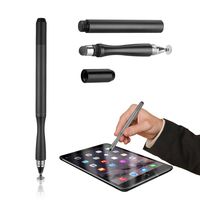 EEEKit Stylus Pen, Super Capacitive Stylus Fine Point Styluses with Extra Thin Point Disc Tips Universal for Tablet/iPad Mini/Smartphones All Touch Screen Devices (Black)