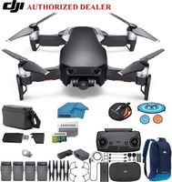 DJI Mavic Air Fly More Combo Drone - Quadcopter with 64gb SD Card - 4K Professional Camera Gimbal - 4 Battery Bundle - Kit - with Must Have Accessories (Onyx Black)
