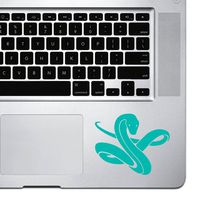 StickAny Palm Series Snake Wrap Sticker for MacBook Pro, Chromebook, and Laptops (Turquoise)