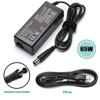 65W Laptop AC Adapter Charger Relacement for HP Compaq Presario CQ57 CQ56 CQ60 CQ62 Cq57-339wm Cq56-219wm Cq60-615dx Pavilion DV6 DV7 Dv6-6117dx Dv6-1030us Elitebook 840 G1 Power Supply Cord Plug