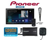 PIONEER AVH-2440NEX 7" DVD Receiver Apple CarPlay w/SiriusXM SXV300KV1 Tuner and a SOTS Lanyard