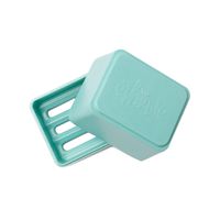 Ethique Eco-Friendly in-Shower Storage Container, Aqua - Made with Bamboo & Sugarcane, Sustainable Soap Dish for Shower, Extends Bar Life, Plastic Free, Vegan, 100% Compostable and Zero Waste, 1ea