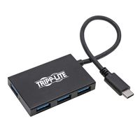 Tripp Lite USB C Hub 4-Port USB-A USB 3.1 Gen 2 10 Gbps Portable Aluminum