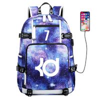 AUGYUESS Basketball Player Star Backpack School Bag Daypack Bookbag Shoulder Bag Laptop Bag