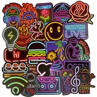 Zervatek Graffiti Sticker Car Sticker Motorcycle Bicycle Luggage Decal Graffiti Patches Skateboard Stickers for Laptop Stickers (50PCS)