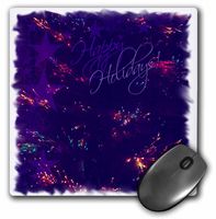 3dRose LLC 8 x 8 x 0.25 Inches Mouse Pad, Twinkling Lights on A Little Christmas Tree (mp_97979_1)