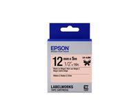 Epson LabelWorks Ribbon LK (Replaces LC) Tape Cartridge ~1/2" Black on Beige (LK-4JBK) - for use with LabelWorks LW-300, LW-400, LW-600P and LW-700 Label Printers
