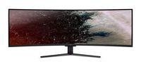 Acer EI491CR Pbmiiipx 49" Curved DFHD (3840 x 1080) VA Monitor with AMD Radeon FreeSync2 Technology,144Hz, VESA Certified DisplayHDR400, DCI-P3