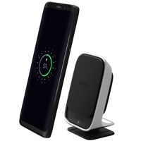 iOttie iTap Wireless Qi Wireless Car Mount & Desk Stand with Fast Charge for Samsung Galaxy S9 S9 Plus S8, S7/S7 Edge, Note 8 5 & Qi Enabled Devices