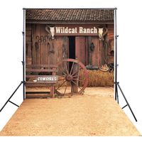 FiVan 5x10ft Cowboy theme Photography background for cosplay photos outdoor scene photo backdrop FF-113