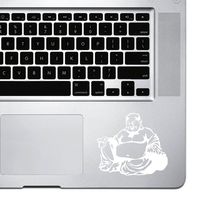 StickAny Palm Series Buddha Fat Sticker for MacBook Pro, Chromebook, and Laptops (White)