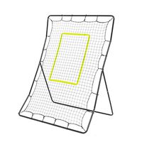Powerfly Baseball Pitching Net - Baseball Softball Lacrosse Bounce Back Net - 5.6'x4' Rebound Trainer for Kids & Adults - Pitcher Throwing Practice Target