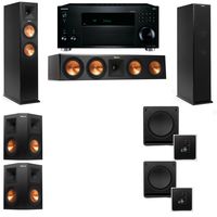 Klipsch RP-250F Tower Speakers-SW-112-5.2-Onkyo TX-RZ810