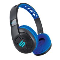 SOUL Electronics X-TRA Performance Bluetooth 4.0 Wireless Over-Ear Headphones for Sports. 24 Hours Playtime for Running and Workout and Gym. Support Apple iPhone and Android - Blue