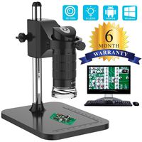USB Digital Microscope, Tugee Magnification Camera for Phone Handheld Microscope Camera with 1000x Zoom Built-in 8 LED Lights Mini Microscope for Kids, Android, Windows