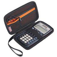 BOVKE Scientific Calculator Carrying Case for Texas Instruments TI-30X IIS 2-Line Scientific BA II Plus Financial Calculator,Black