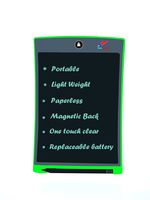 LCD Writing Tablet for Kids 8.5 inch Writing And Drawing Board With Stylus One Erase Button For Kids Office or Kitchen Magnetic Back for fridge and Bulletin Board