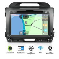 Android 8.1 Double Din Car Stereo For Kia Sportage 2010-2015 GPS Navigation In Dash DVD Player Head unit |8 Inch 2G+32G Octo Core| Support WIFI 4G Bluetooth Steering Wheel Free Backup Camera & Canbus