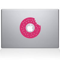 The Decal Guru 2060-MAC-11A-BG Donut Sprinkles Decal Vinyl Sticker, 11" MacBook Air, Pink