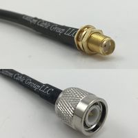 50 feet RFC240 KSR240 SMA FEMALE to TNC MALE Pigtail Jumper RF coaxial cable 50ohm High Quality Quick USA Shipping
