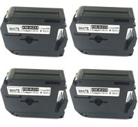 NEOUZA 4PK M231 M-K231 MK231 Compatible for Brother P-Touch M Series Label Tape (Black on White)