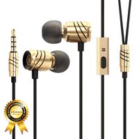 XtremeMac GGMM high Sound Quality Earphone Hands Free Call Correspondence Champagne Gold C 800-01, Clear