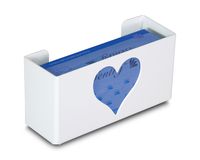 TrippNT 51050 Priced Right Single Glove Box Holder with Heart, 11" Width x 6" Height x 4" Depth