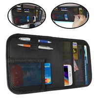 Lebogner Car Sun Visor Organizer, Auto Interior Accessories Pocket Organizer, Registration And Document Holder, Personal Belonging Storage Pouch Organizer, Interior Accessories Pocket Organizer