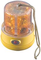 North American Signal PSLM2-A LED Personal Safety Warning Light with Magnetic Mount, Battery Operated, Amber