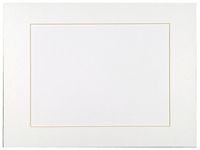 Sax Premium Precut Mats - 16 x 20 inches - Pack of 10 - Bright White