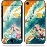 MightySkins Skin Compatible with Apple iPhone 8 - Acid Surf | Protective, Durable, and Unique Vinyl Decal wrap Cover | Easy to Apply, Remove, and Change Styles | Made in The USA