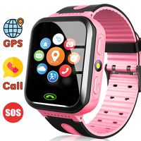 AMENON [Includes SIM Card] Kids Smart Watch - GPS Tracker Kids Smart Watches for Boys Girls with Calls SOS Anti-Lost Kids Smartwatch Phone Child Wrist Watch for New Year Holiday Toys Gifts