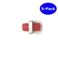 SNS Fiber Optic FC to FC/UPC Simplex Multi Mode Adapter 5-Pack