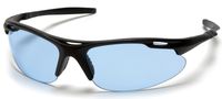 Pyramex Safety Avante Eyewear, Black Frame, Infinity Blue Lens