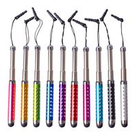 IC ICLOVER 10pcs Bling Retractable Stylus Pens for iPhone X/XS MAX/8/8 Plus, ipad, iPod, Samsung, Android Phone, Kindle Touch, Tablet PC, Compatible with All Device with Capacitive Touch Screen,10PCS