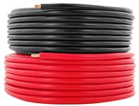 GS Power 14 AWG (American Wire Gauge) Pure Copper Primary Wire for Car Audio Speaker Amplifier Remote 12 Volt DC Automotive Trailer Harness Hookup Wiring. 15 feet Red, 15 ft Black Combo