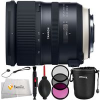 Tamron SP 24-70mm f/2.8 DI VC USD G2 Lens for Canon Includes 3PC Filter Kit (UV, CPL, FLD) + Lens Pouch + Dust Blower + Lens Cap Keeper & More!
